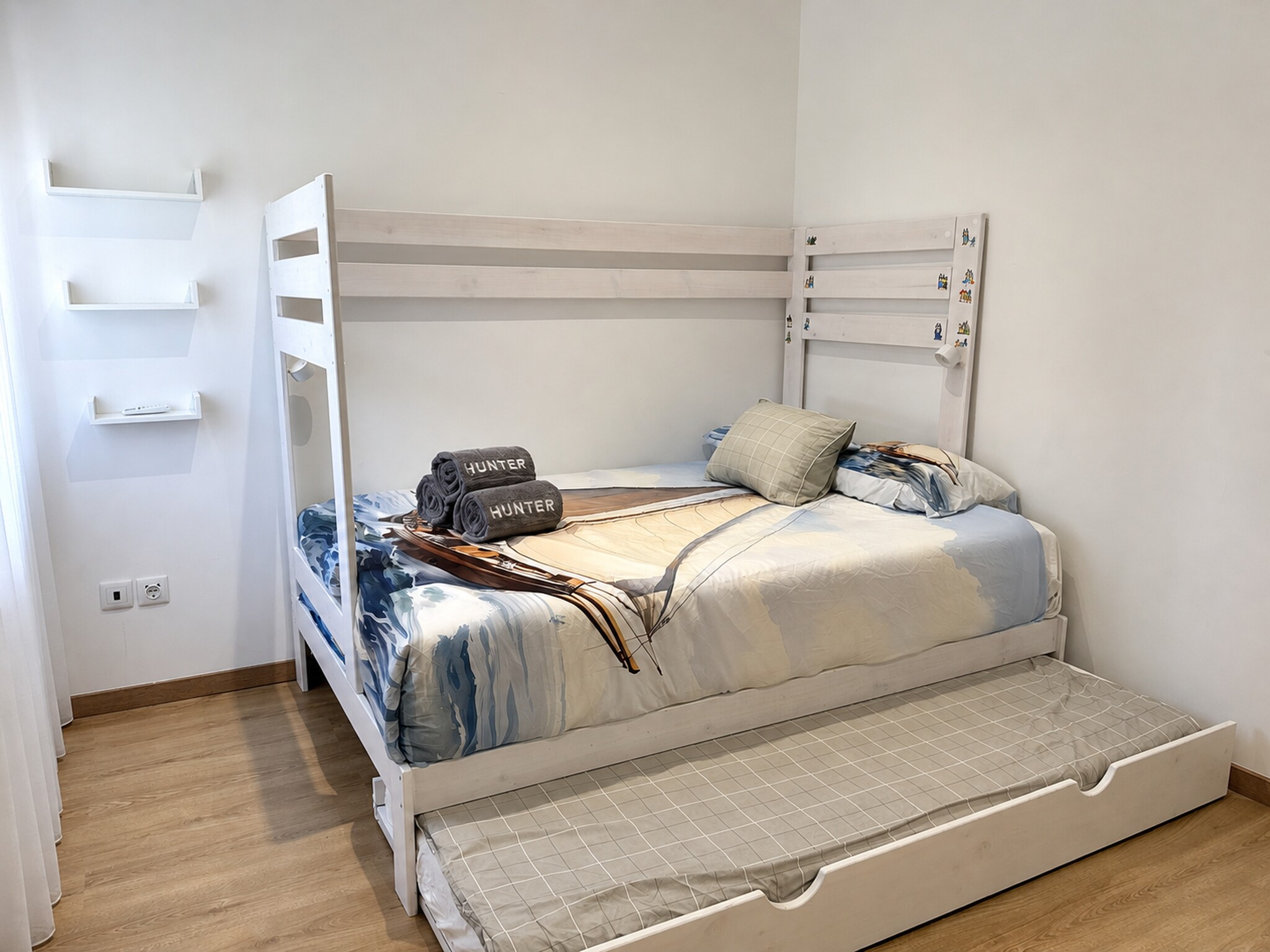 Quarto familiar com cama extraível