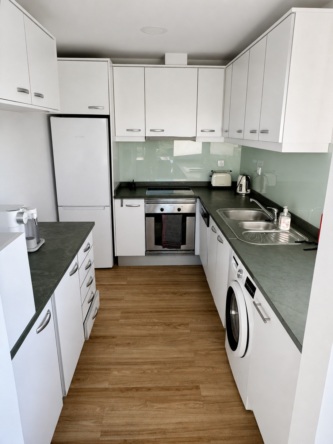 Cozinha equipada do Sundown Pines